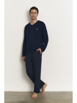 PIJAMA PANTALON Y MANGA LARGA CABALLERO